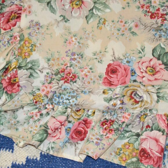 Vintage Ralph Lauren POLO Brittany Garden Floral Ruffle STANDARD Pillow Sham USA - Picture 3 of 7